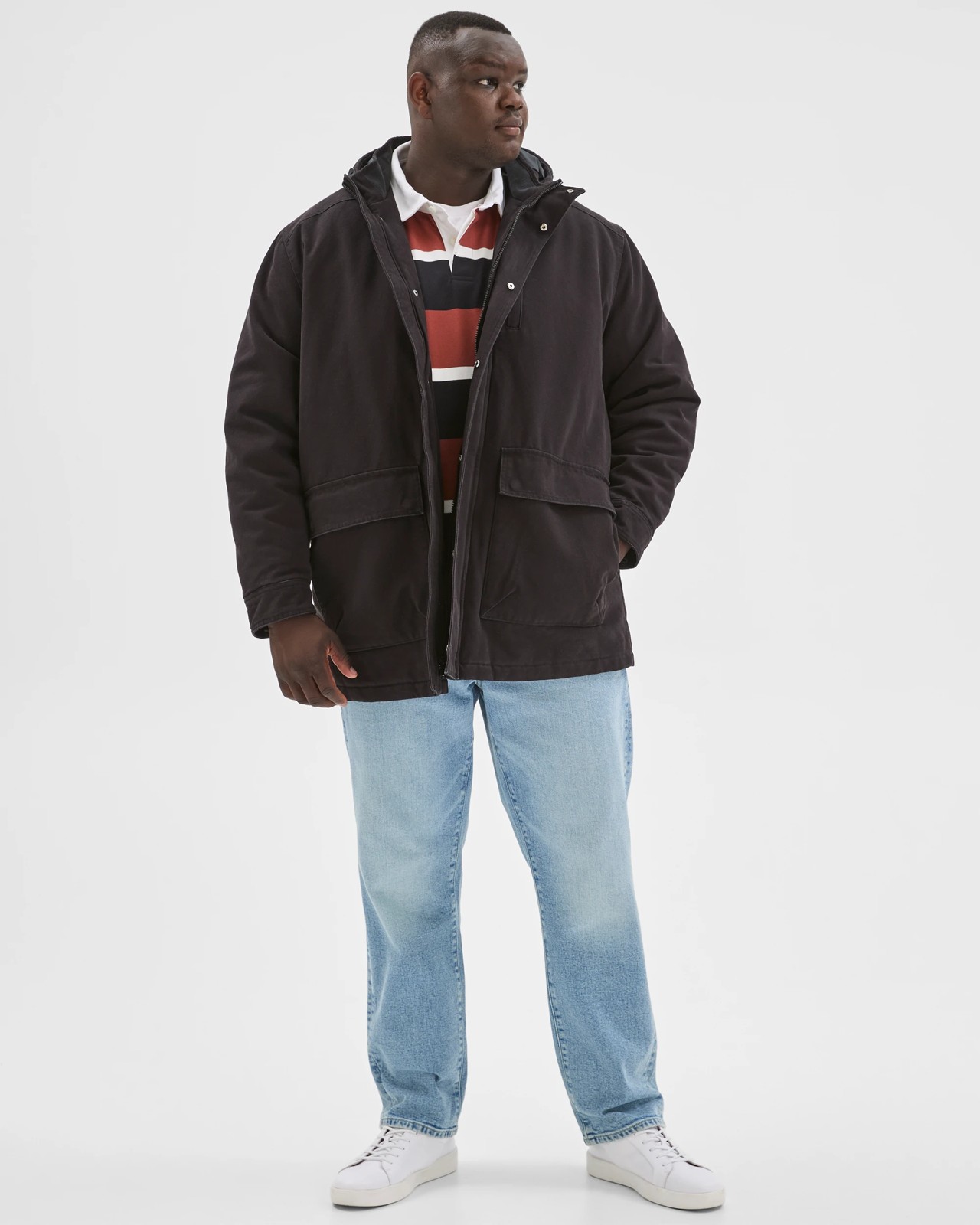 Plus Size Australian Cotton Waxed Parka Jacket 2 of 5