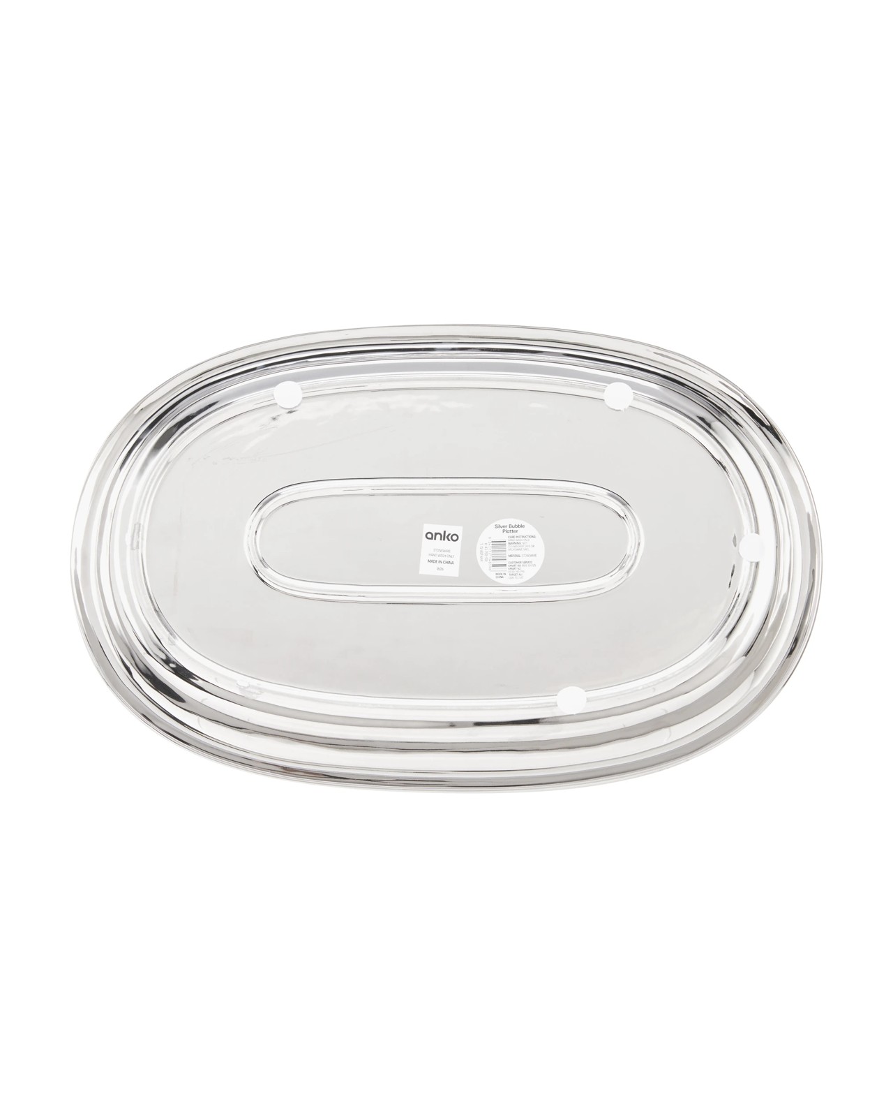 Anko Chrome Bubble Platter 3 of 4