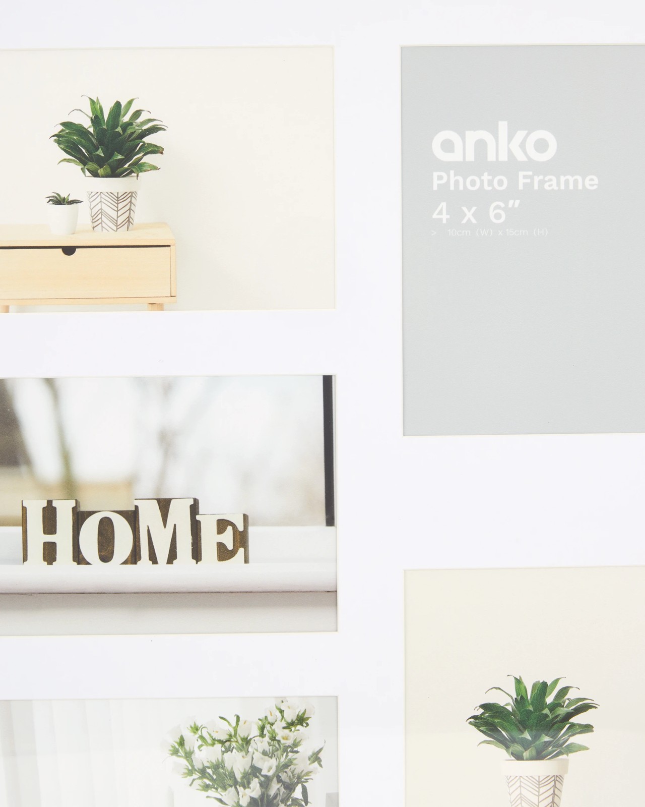 Anko Collage Photo Frame - 4in. x 6in. - Oak 2 of 6