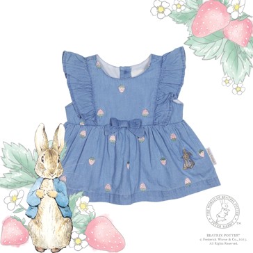 Peter Rabbit Baby Bow Top and Bloomer Set