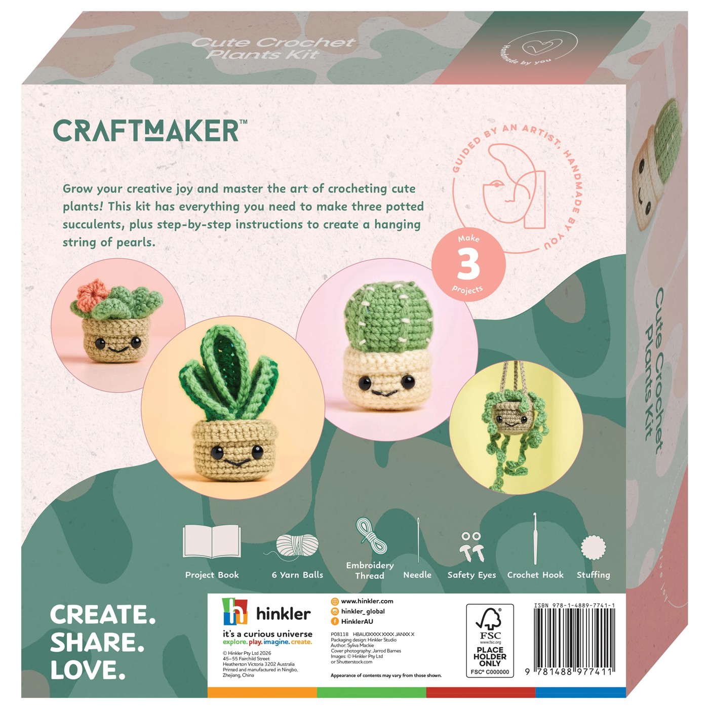 Craft Maker Cute Crochet Plants Kit 2 of 6