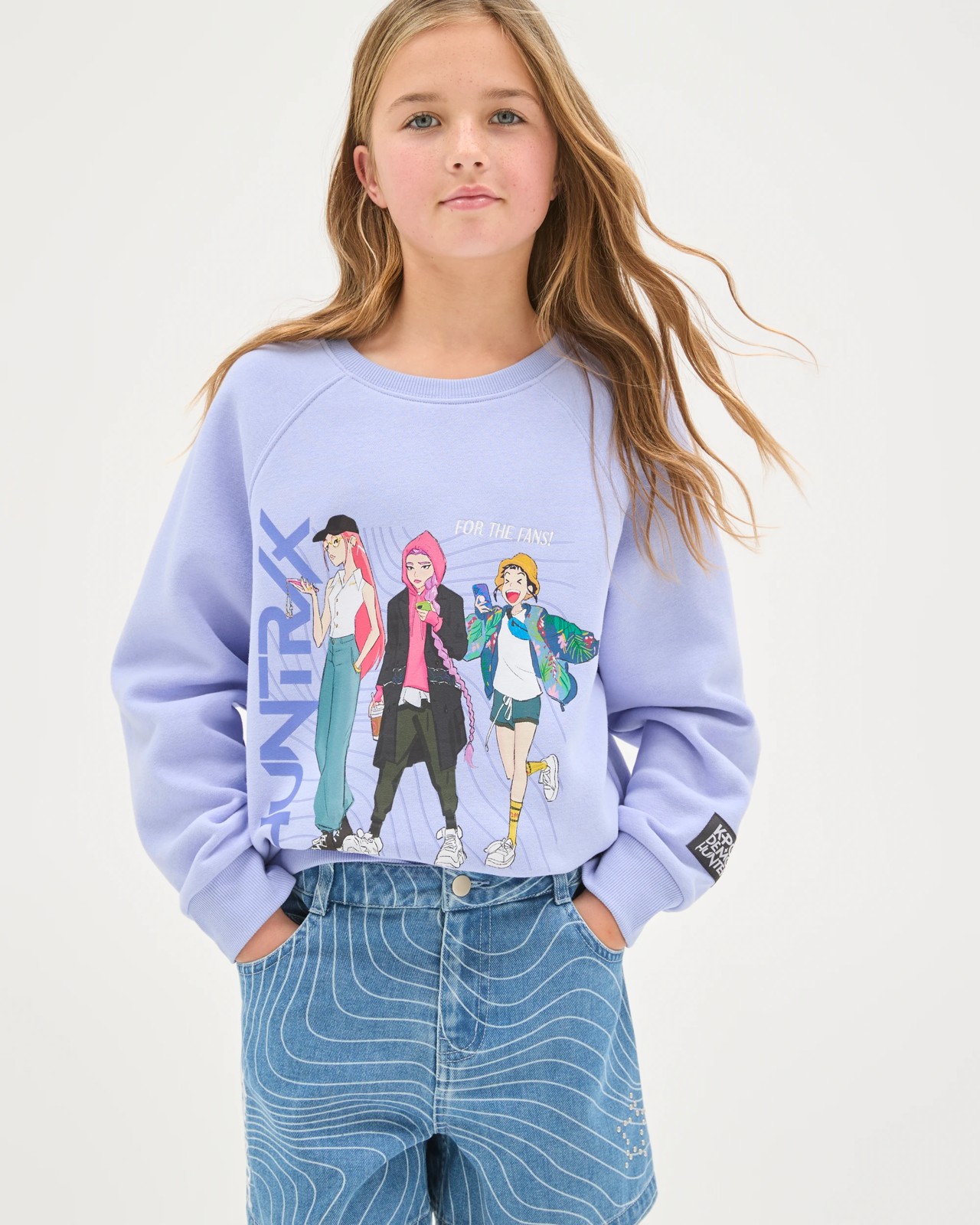 Licensed KPop Demon Hunters Australian Cotton Blend Fleece Jumper 2 of 5