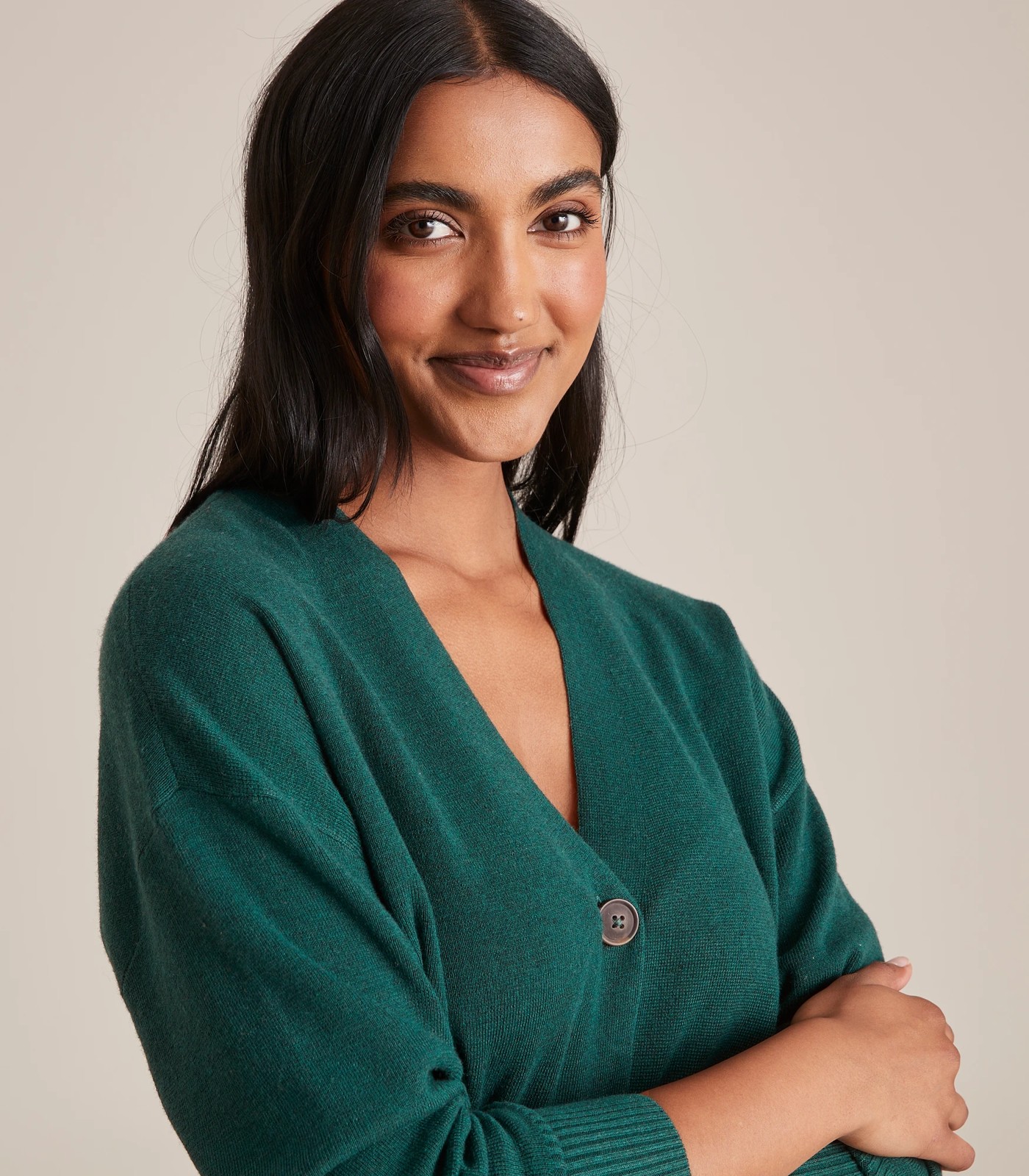 Lounge Button Cardigan 3 of 5