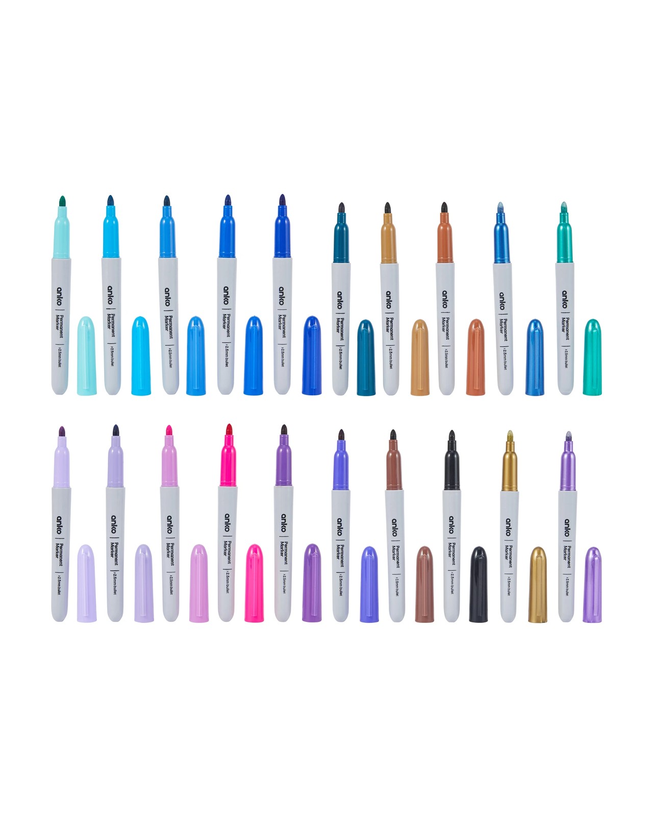 Anko 60 Pack Permanent Markers 6 of 6