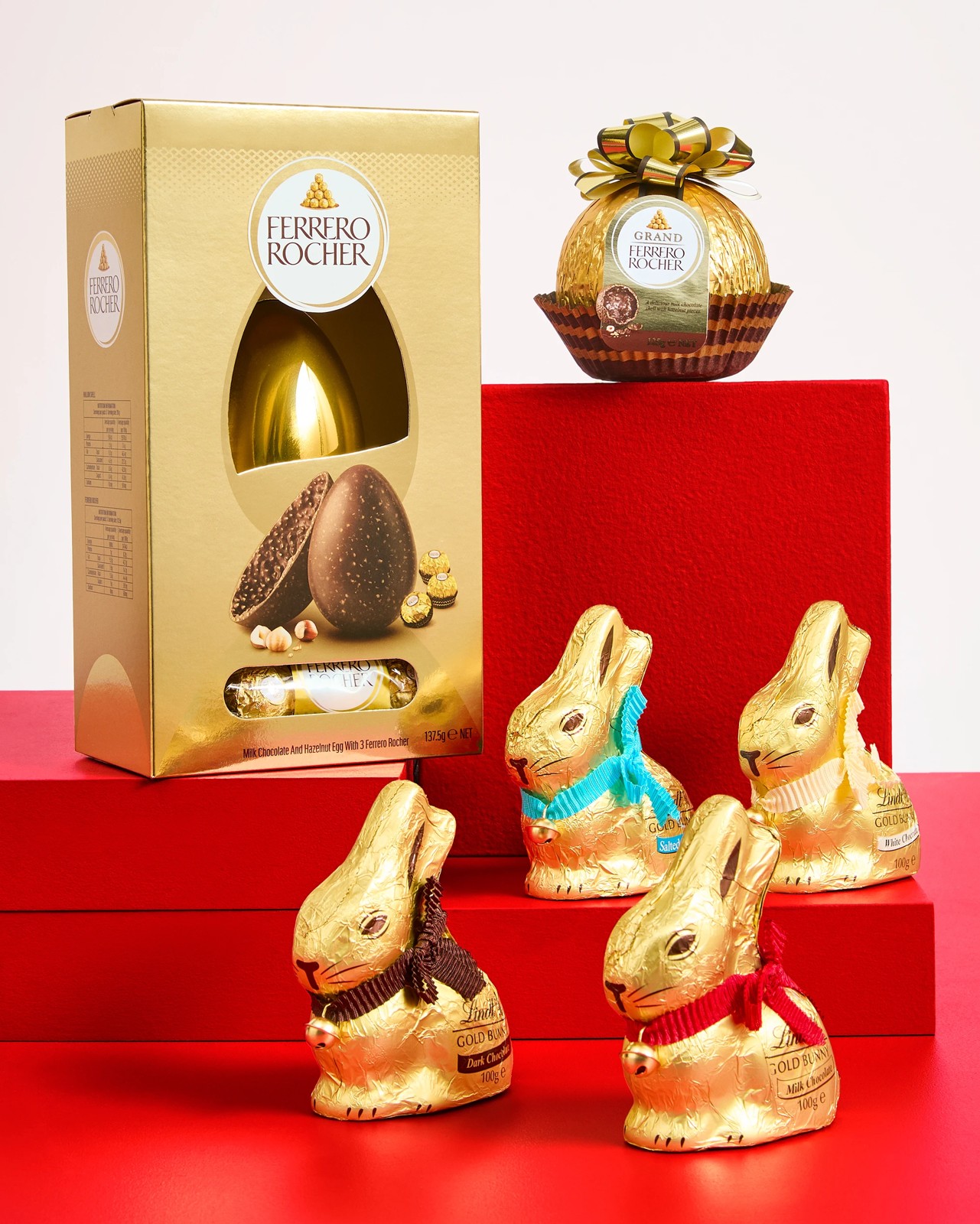 Grand Ferrero Rocher Milk Chocolate & Crunchy Hazelnut Hollow Easter Gift 125g 6 of 6