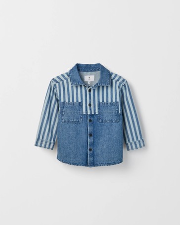 Denim Long Sleeve Shacket