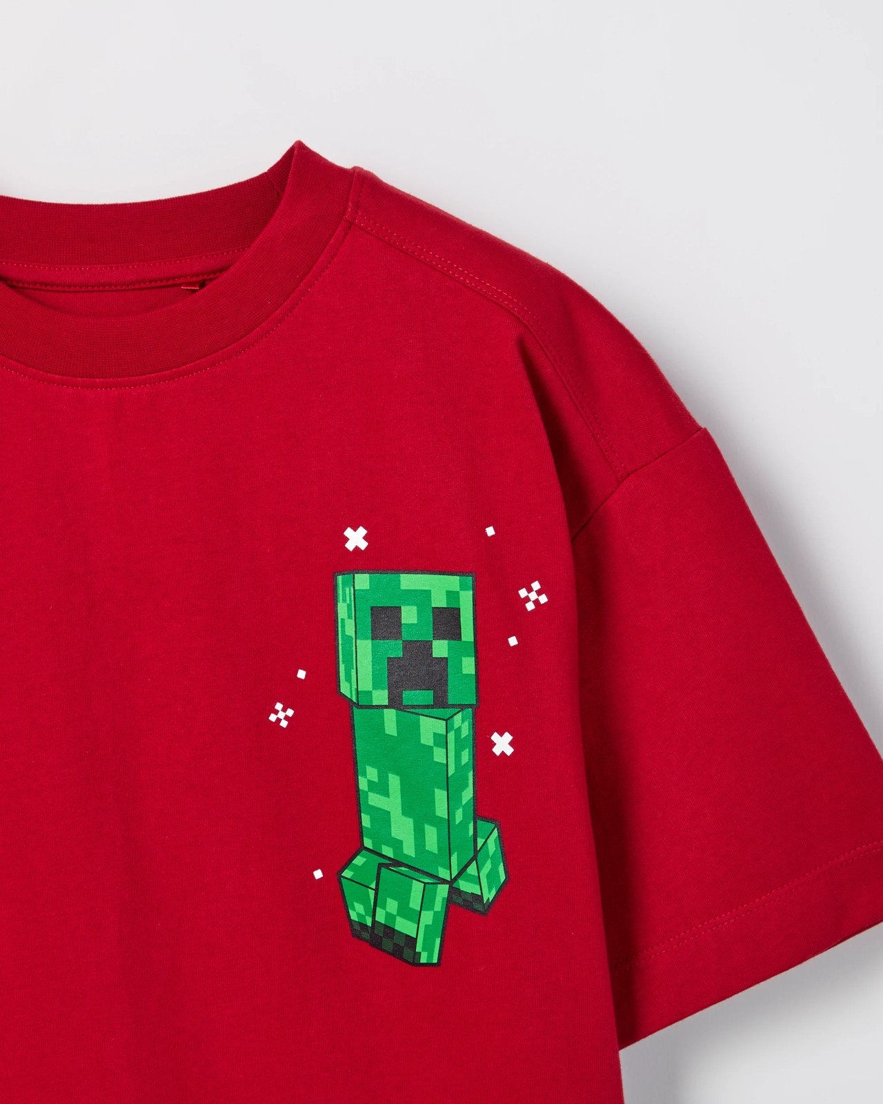Licensed Minecraft Australian Cotton Oversized Christmas T-Shirt 2 of 3