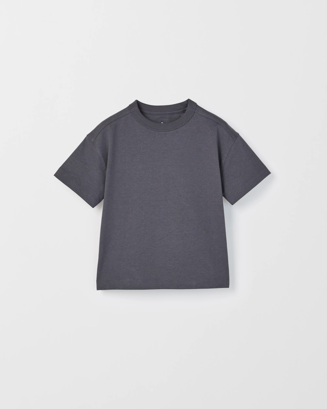 Organic Cotton Oversized T-Shirt - Charcoal 5 of 6