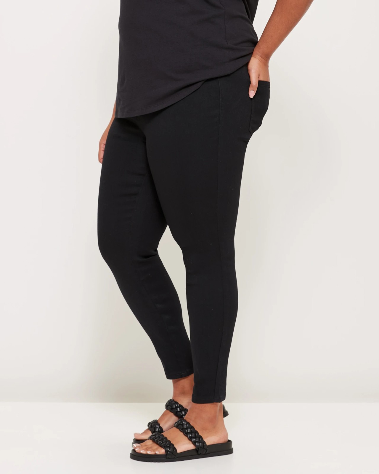 Curve Full Length Denim Jeggings | Target Australia