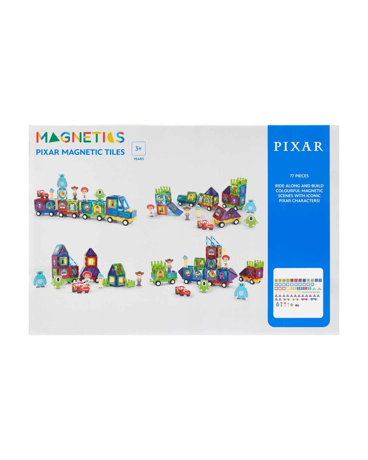 77 Piece Pixar Magnetic Tiles 6 of 6