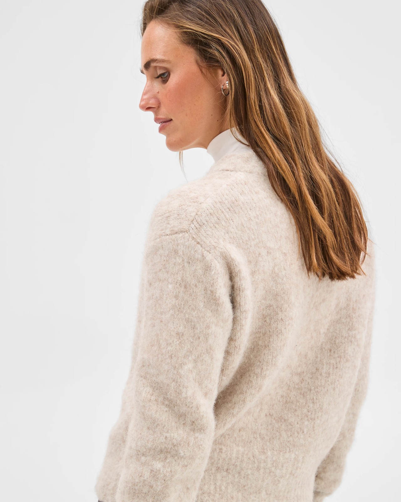 Preview Long Sleeve Plush Cardigan 6 of 6