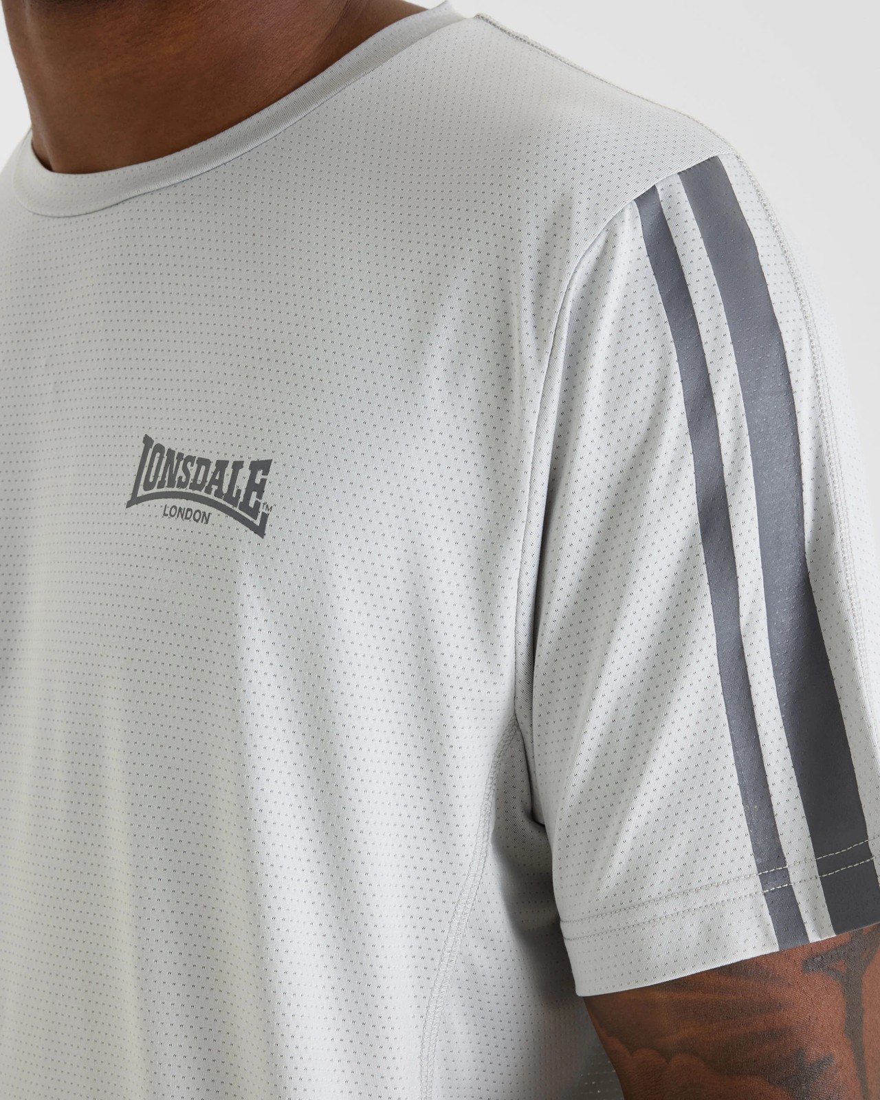 Lonsdale London Active T-Shirt - Silver 3 of 5