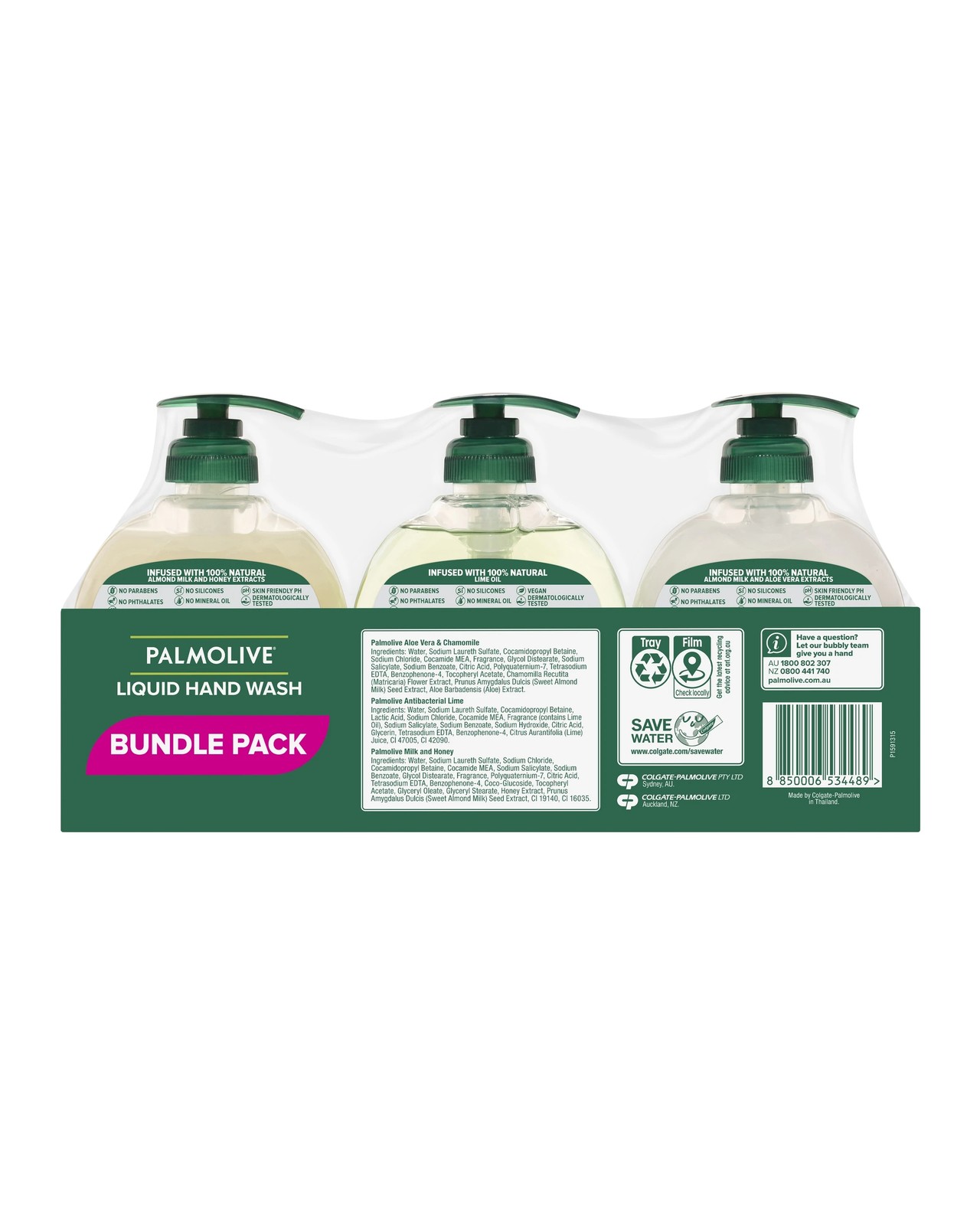 Palmolive Liquid Hand Wash, 3 Pack - 250ml 2 of 4