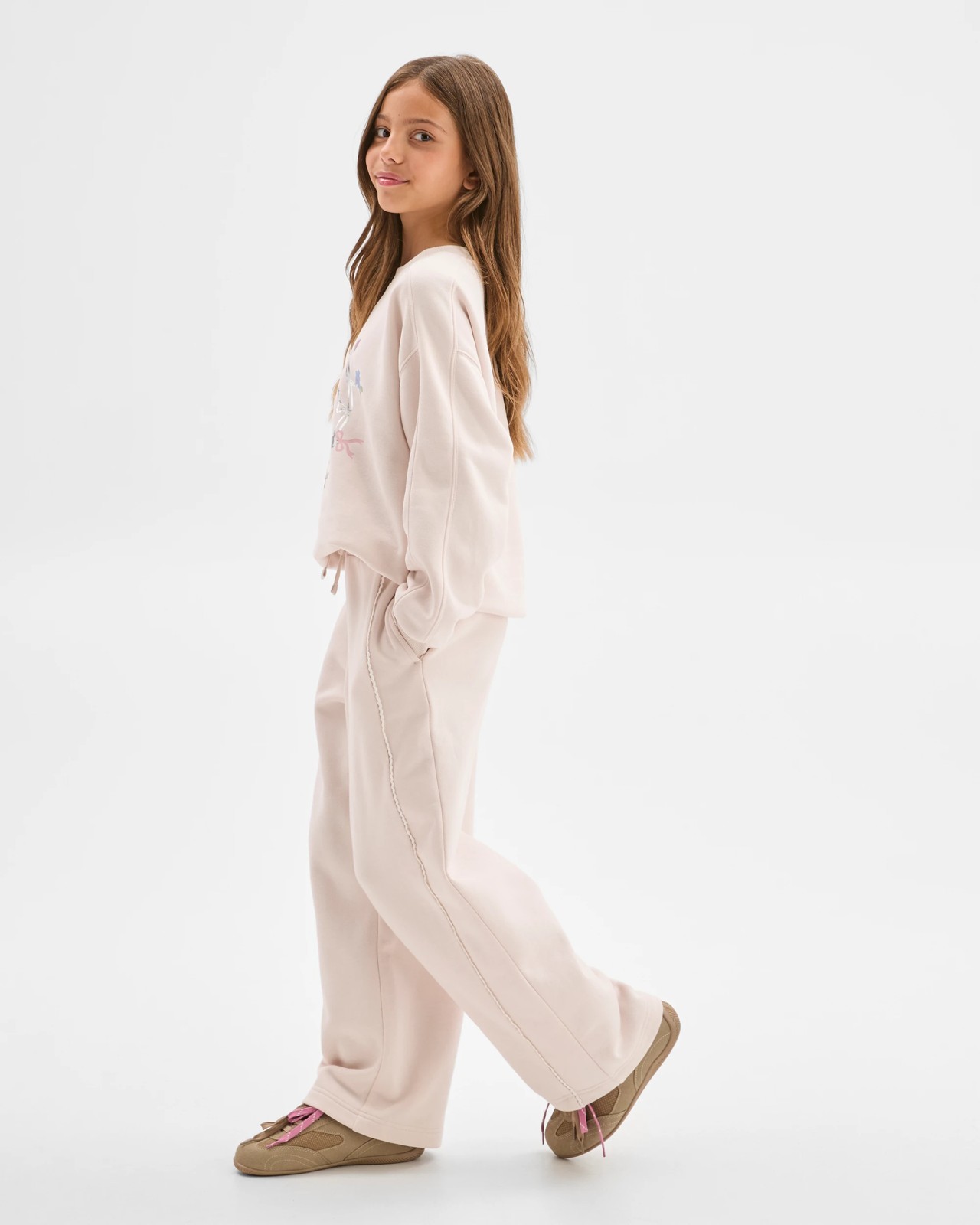 Australian Cotton Blend Trackpants - Neutral 2 of 6