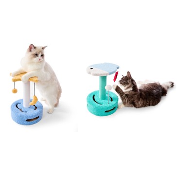 Anko Novelty Cat Scratcher with Ball - Small - Assorted