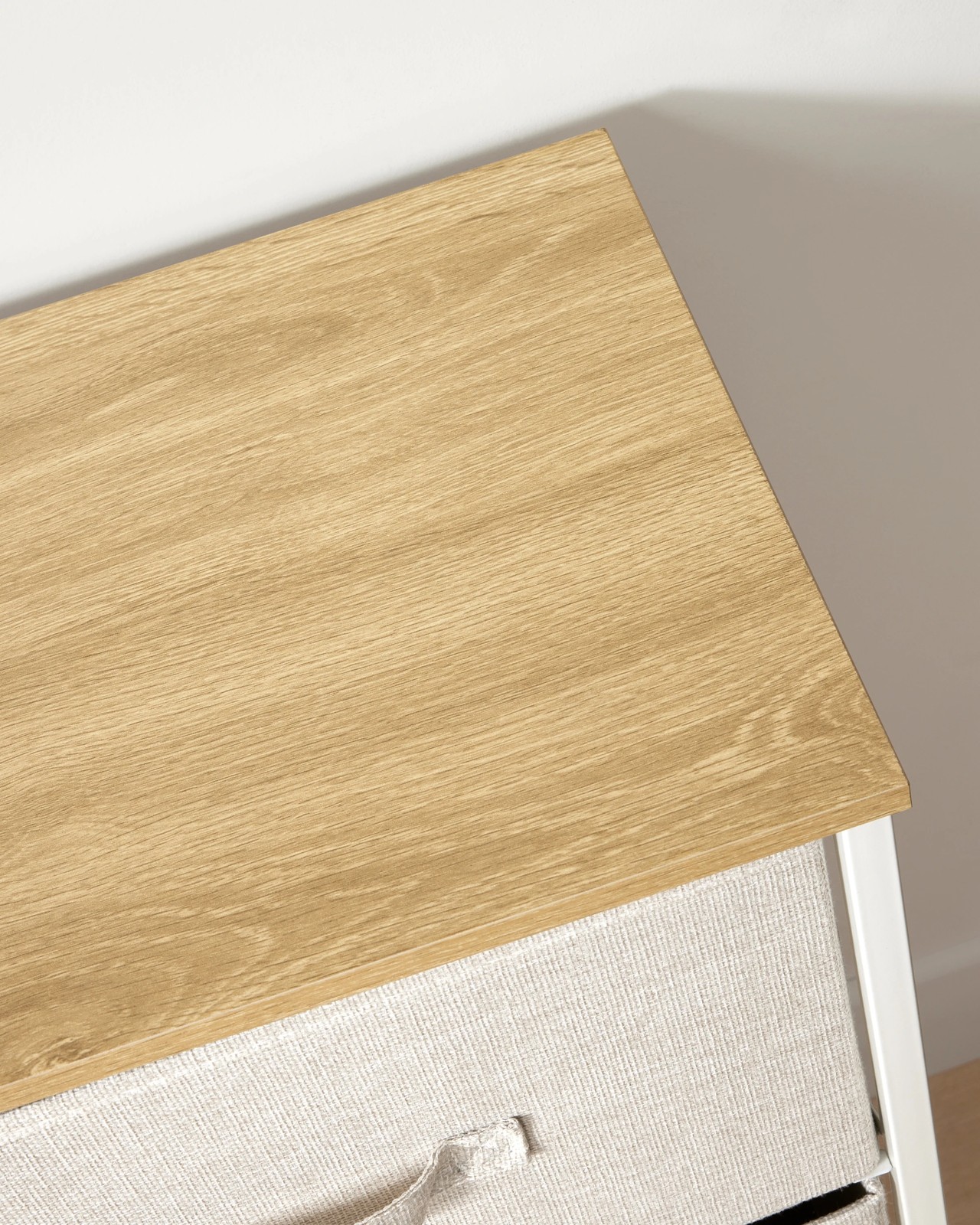 Anko Linen Look 3 Drawer Chest - Beige 5 of 5