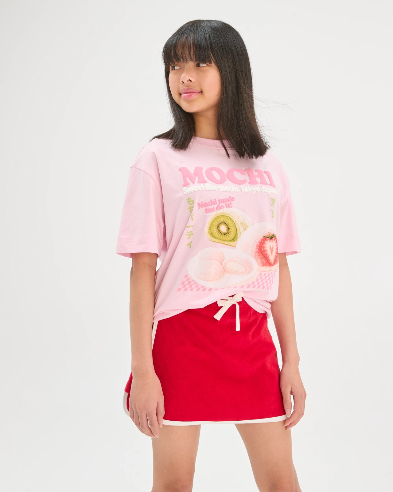 Australian Cotton Oversized T-Shirt - Pink Mochi 2 of 6