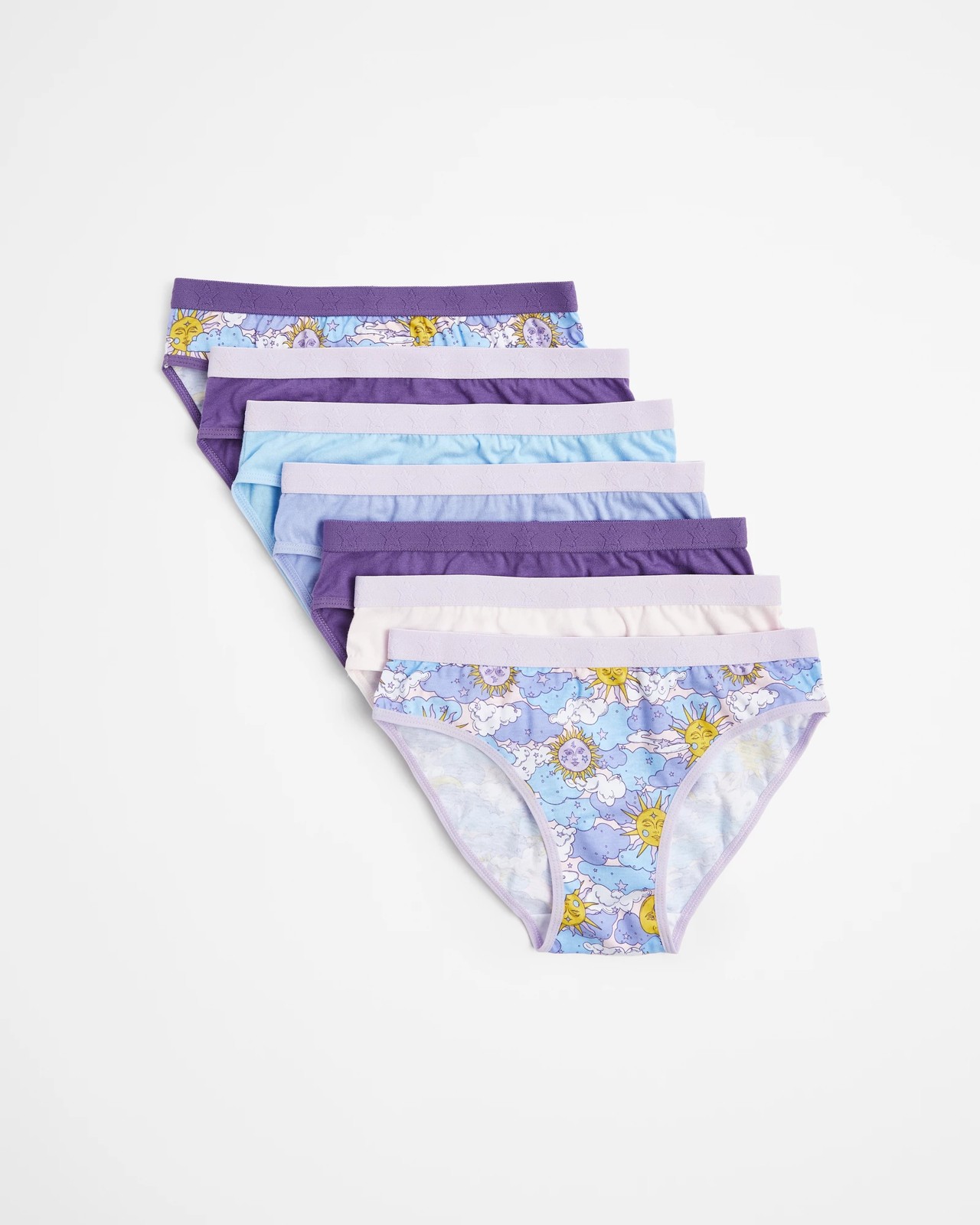Girls Maxx Underwear 7 Pack - Purple Celestial