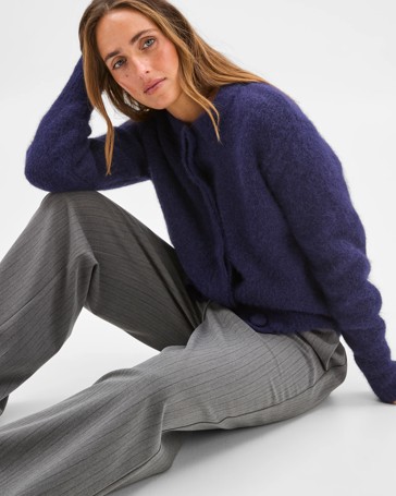 Preview Long Sleeve Plush Cardigan