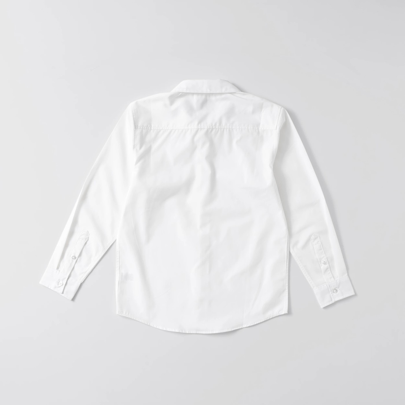 Long Sleeve School Shirt - White 5 of 5