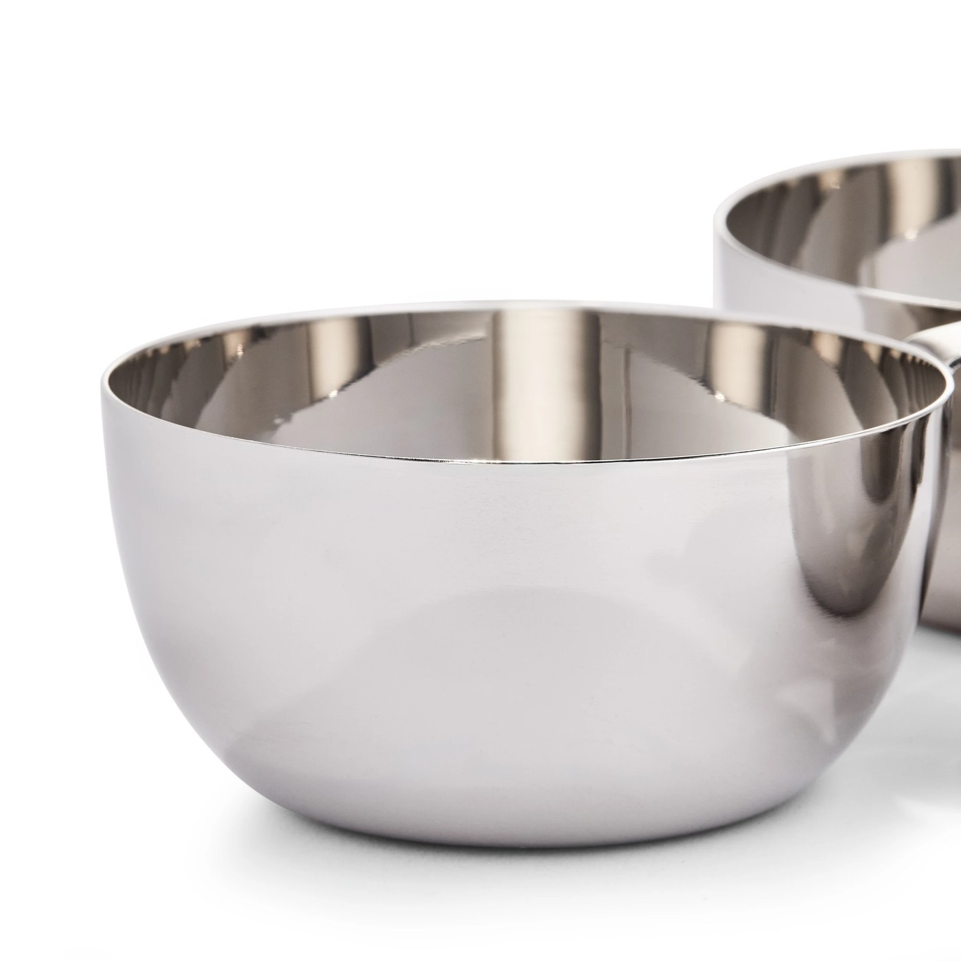 Anko Chrome Serving Bowl Trio 4 of 5