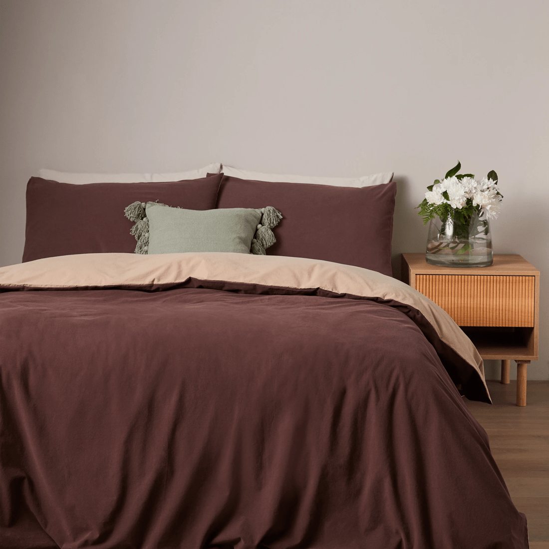 Arlo Stonewash Quilt Cover Set Target Australia