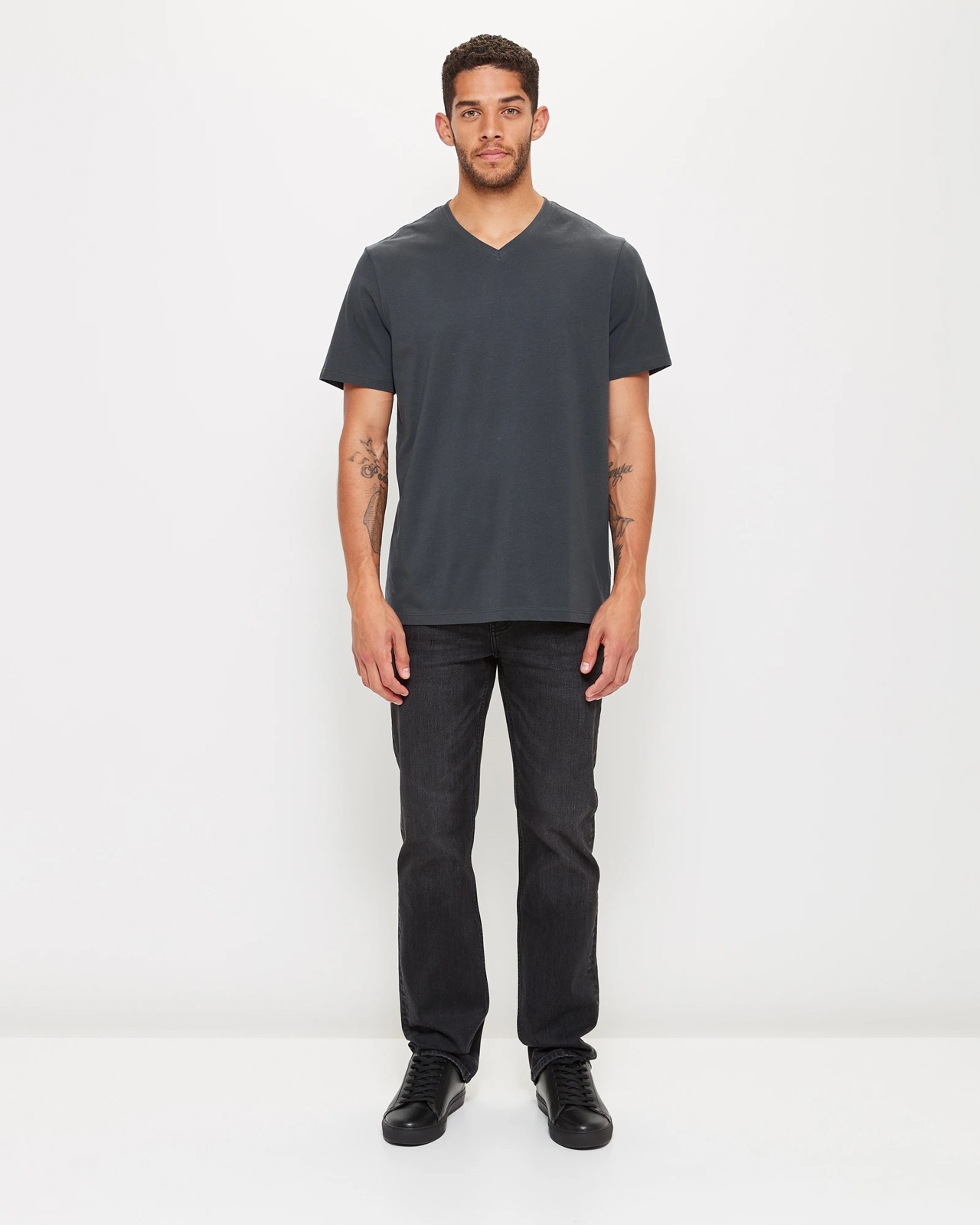 Australian Cotton V-Neck T-Shirt 2 of 6