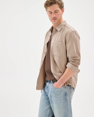 Long Sleeve Washed Shirt