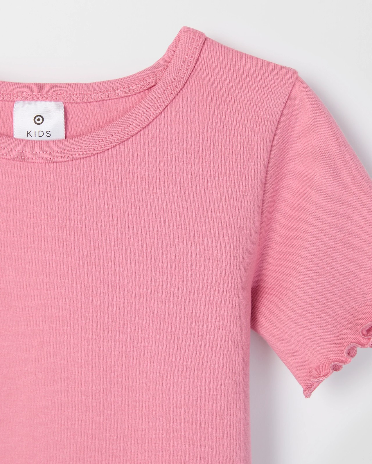 Australian Cotton Essential T-Shirt - Solid Pink 2 of 2