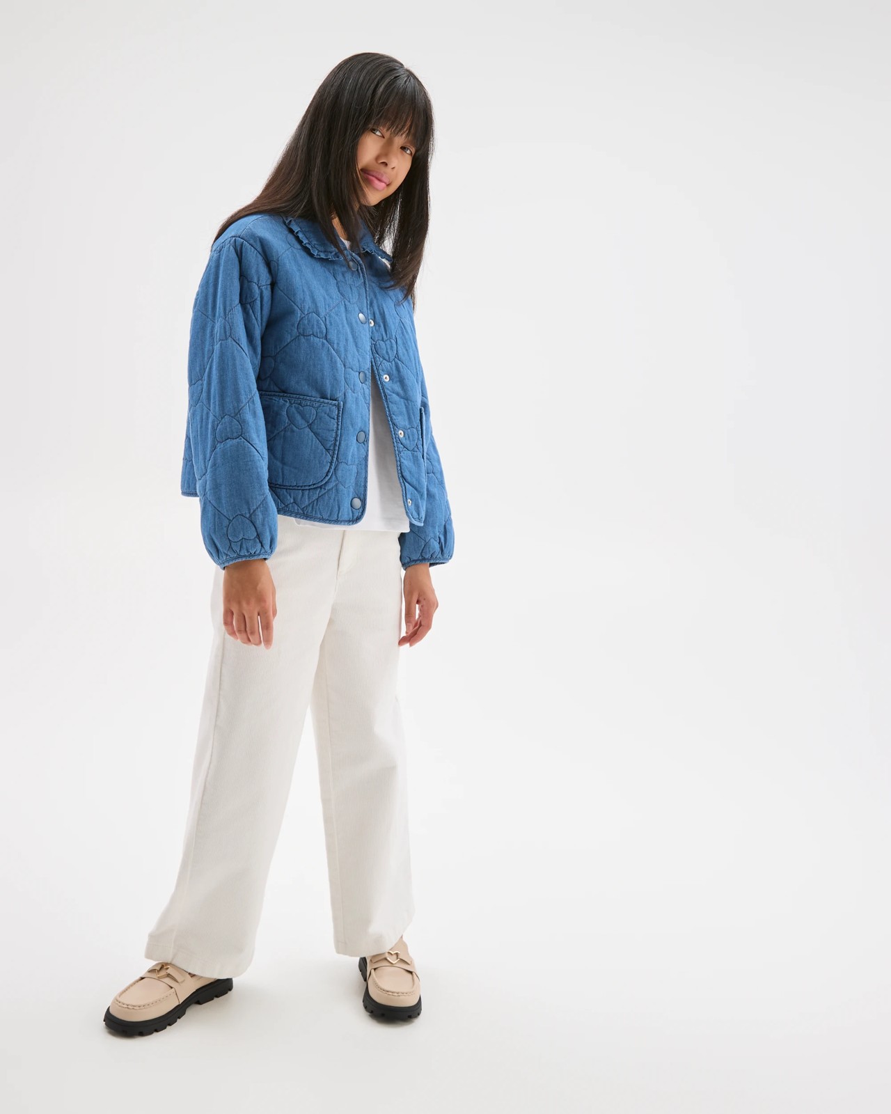 Reversible Quilted Chambray Jacket 2 of 5