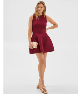 Fit and Flare Knit Dress - Lily Loves