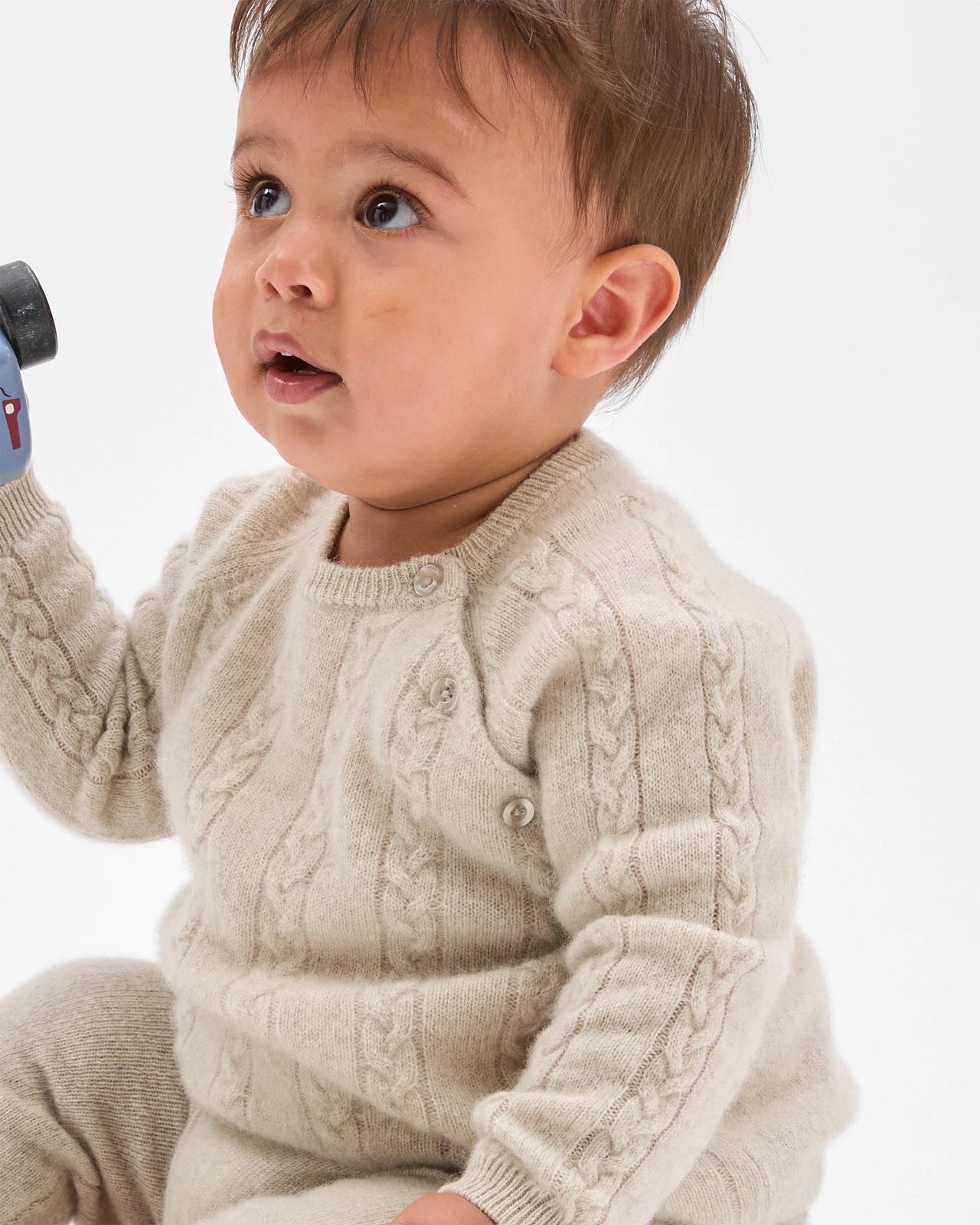 Baby Cashmere Knit Top & Pants 2 Piece Set 2 of 5