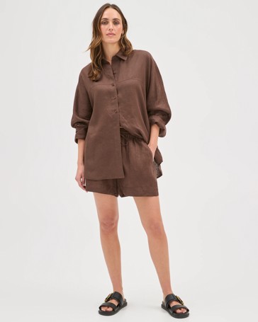 European Linen Long Sleeve Shirt