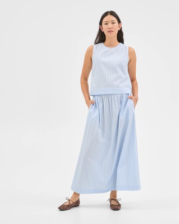 Preview Australian Cotton Elasticated Waist Skirt