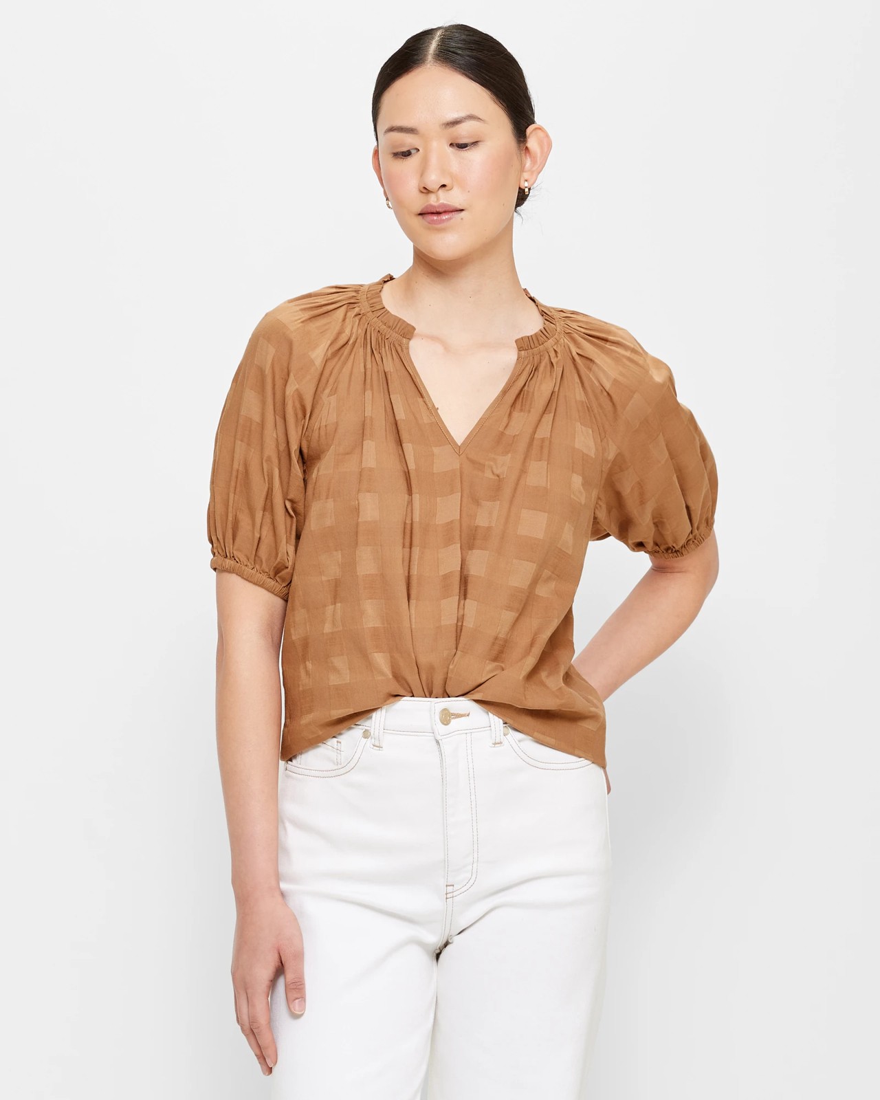 Dallas Puff Sleeve Blouse | Target Australia