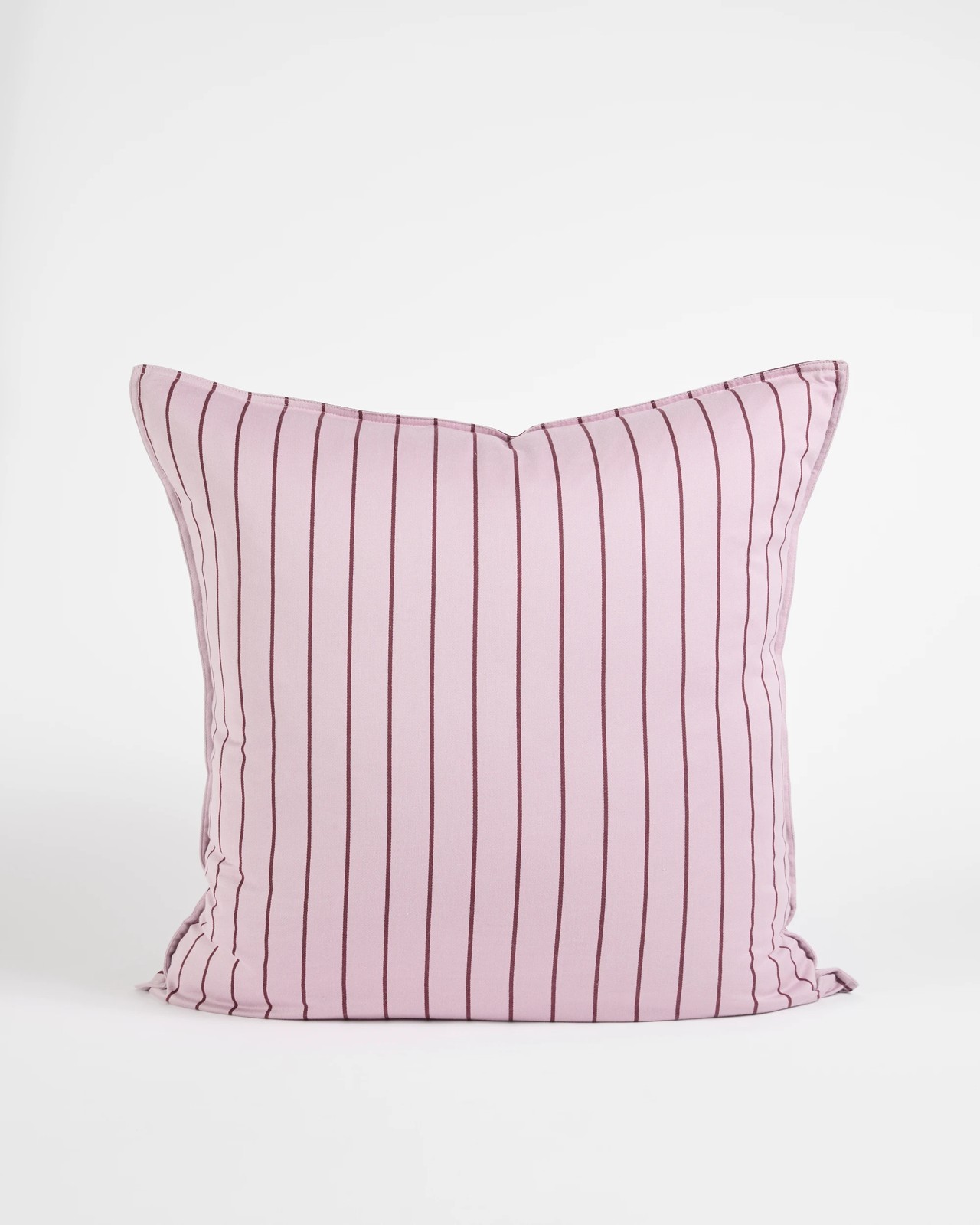 Rayne Stripe Stonewash European Pillowcase - Merlot/Pink 2 of 6