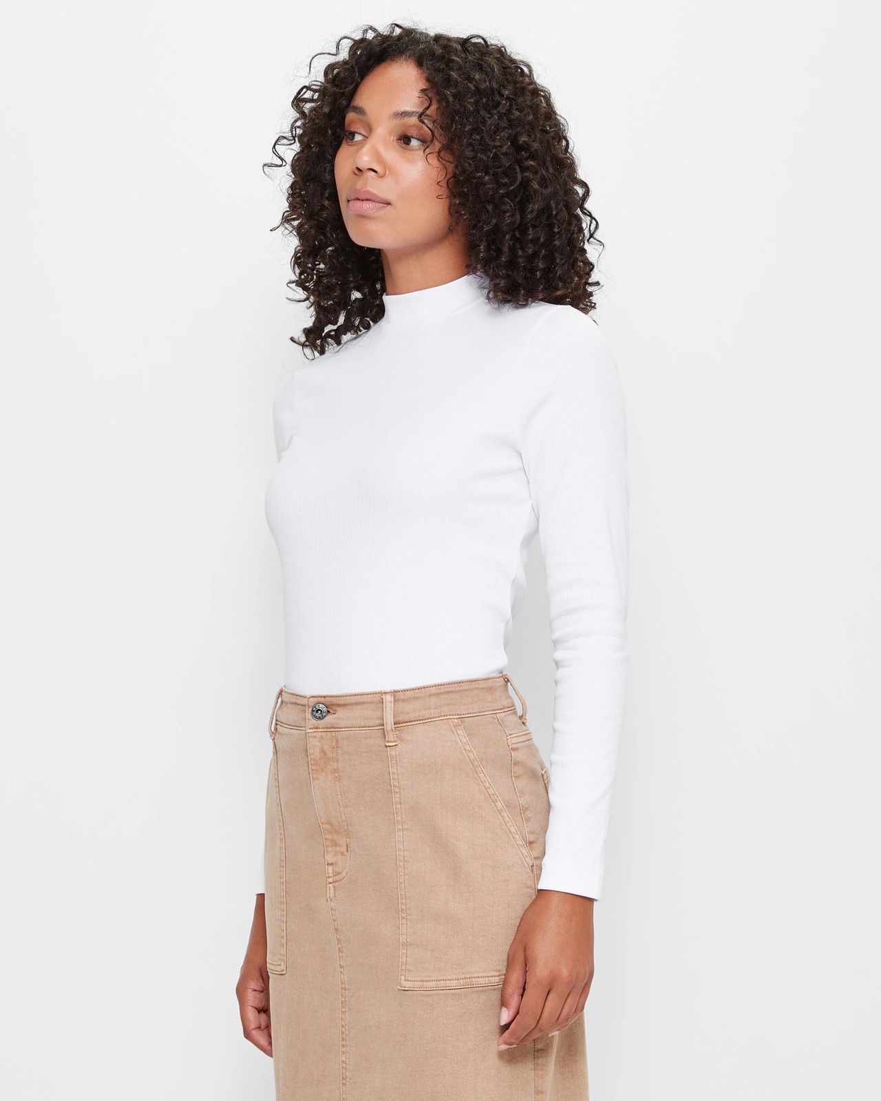 Australian Cotton Ribbed Skivvy | Target Australia