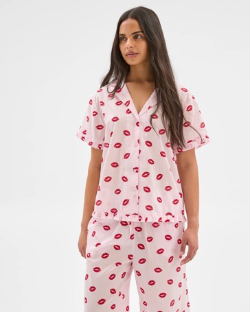 Australian Cotton Voile Shirt and Pants Pyjama Set