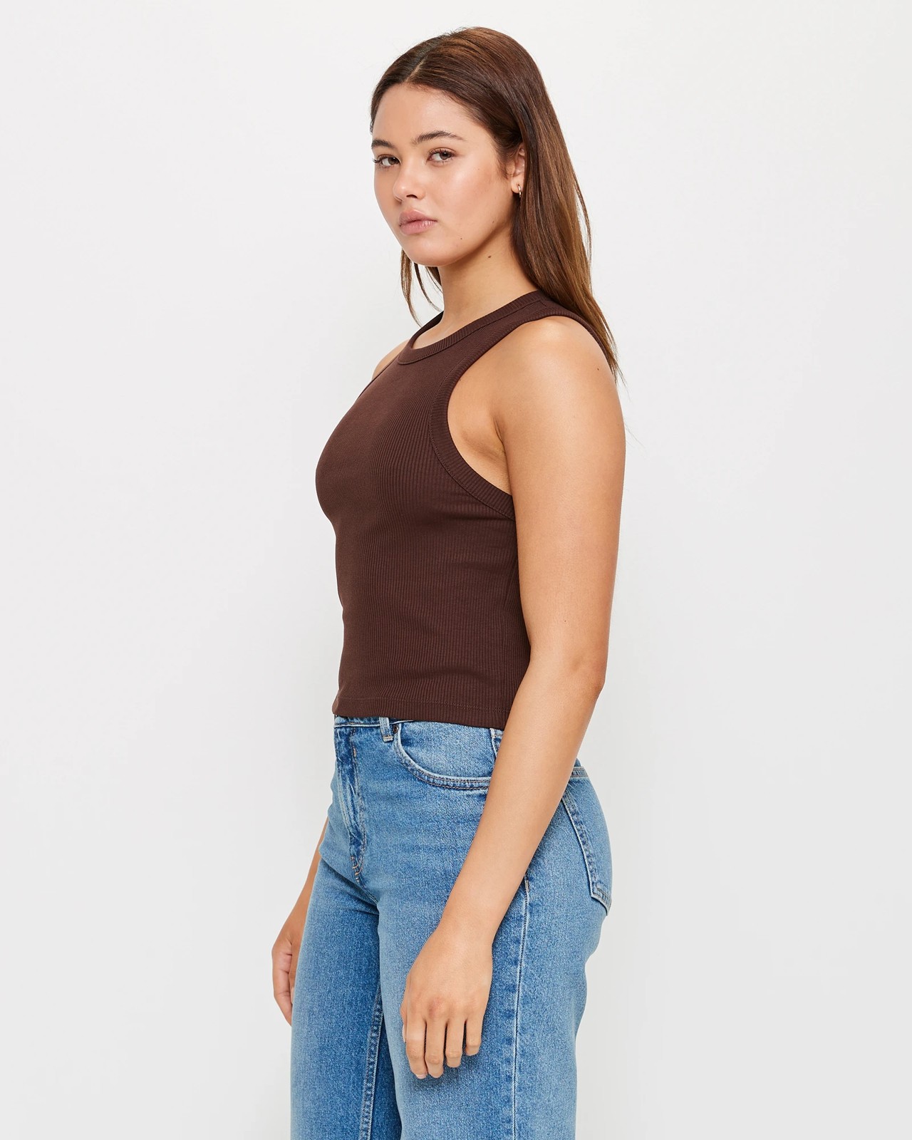 Australian Cotton Rib Racer Tank Top - Lily Loves 3 of 6