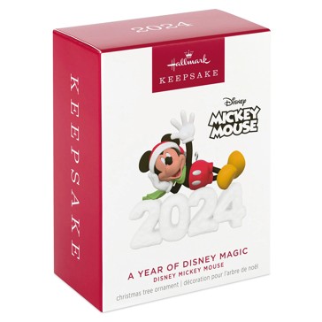 Hallmark 2024 Disney Mickey Mouse A Year of Disney Magic 2024 Ornament