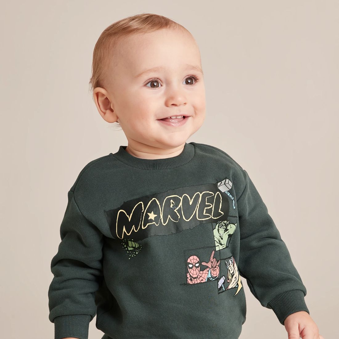 Baby Marvel Jumper | Target Australia