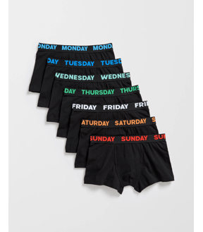 Australian Cotton Older Boys Trunks 7 Pack - Maxx