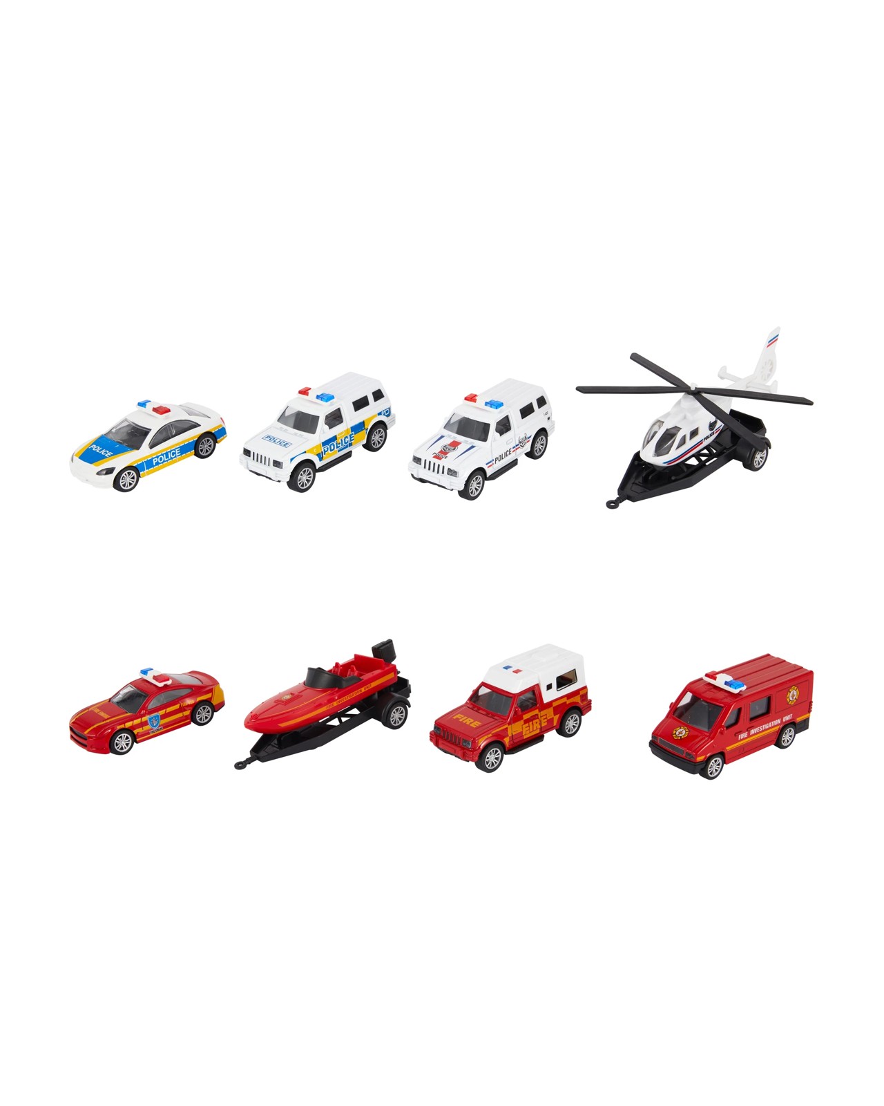 4 Pack Diecast Vehicles Set - Assorted 2 of 5