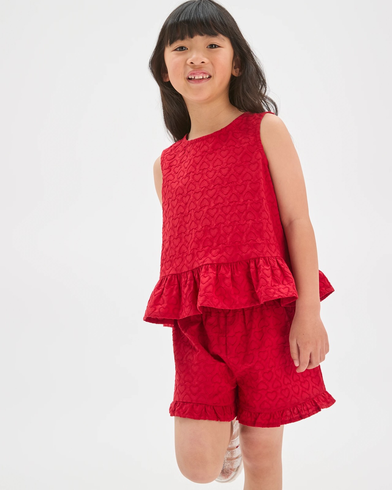 Cotton Broderie Woven Top & Shorts Set 2 of 5