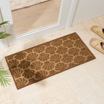Anko Shell Debossed Door Mat - 100cm x 45cm