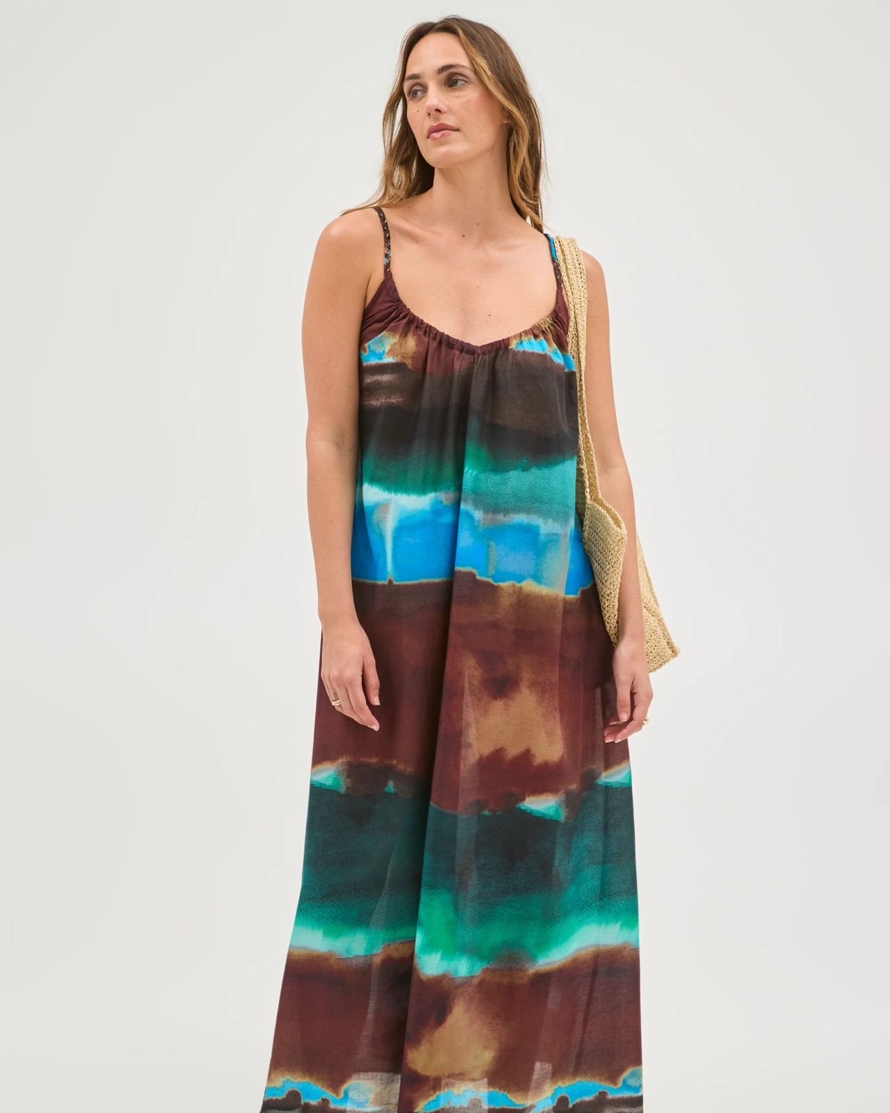 Resort Sleeveless Statement Maxi Dress 3 of 5