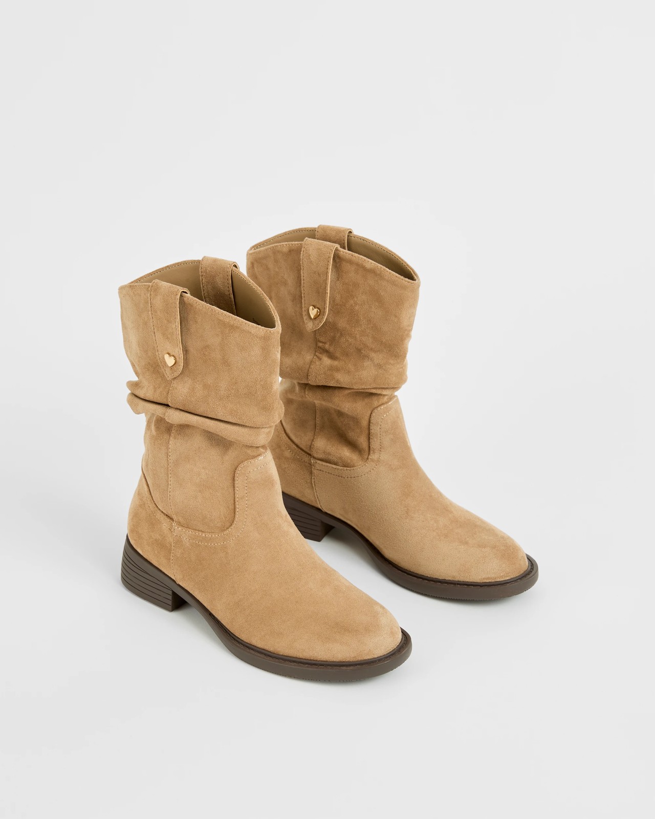Shuffle Long Boots - Tan 2 of 3