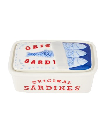 Anko Sardine Tin Ceramic Candle