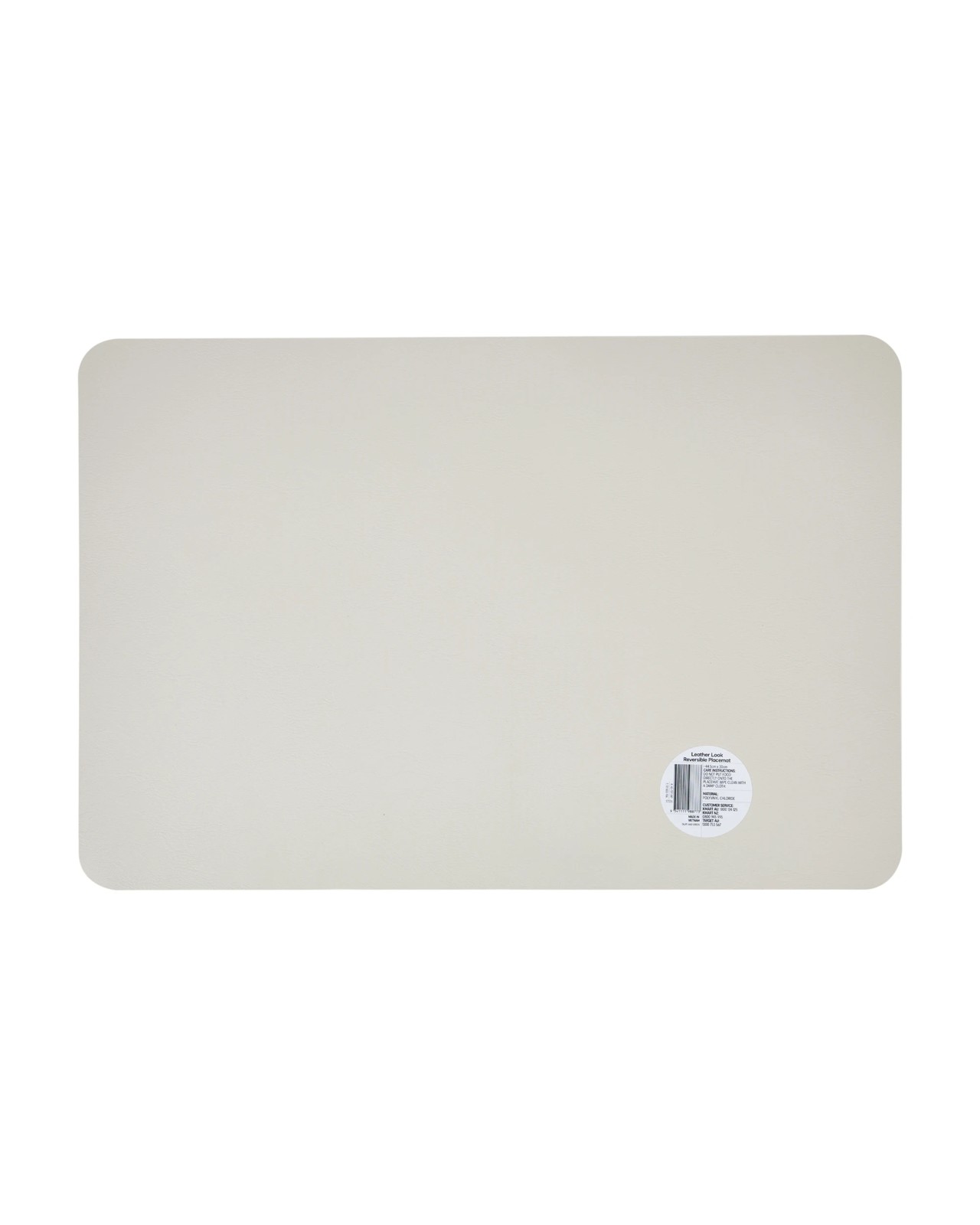 Anko Leather Look Reversible Placemat - Taupe and Green 3 of 3