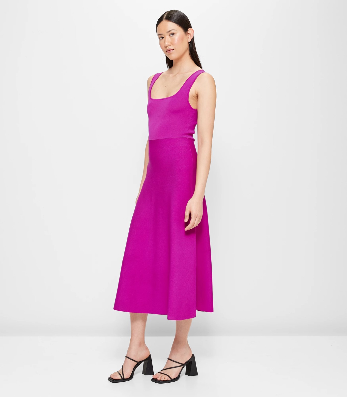 Crepe Knit Flare Dress - Preview | Target Australia